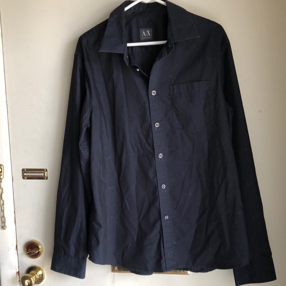 ARMANI EXCHANGE SHIRT MENS SIZE L
